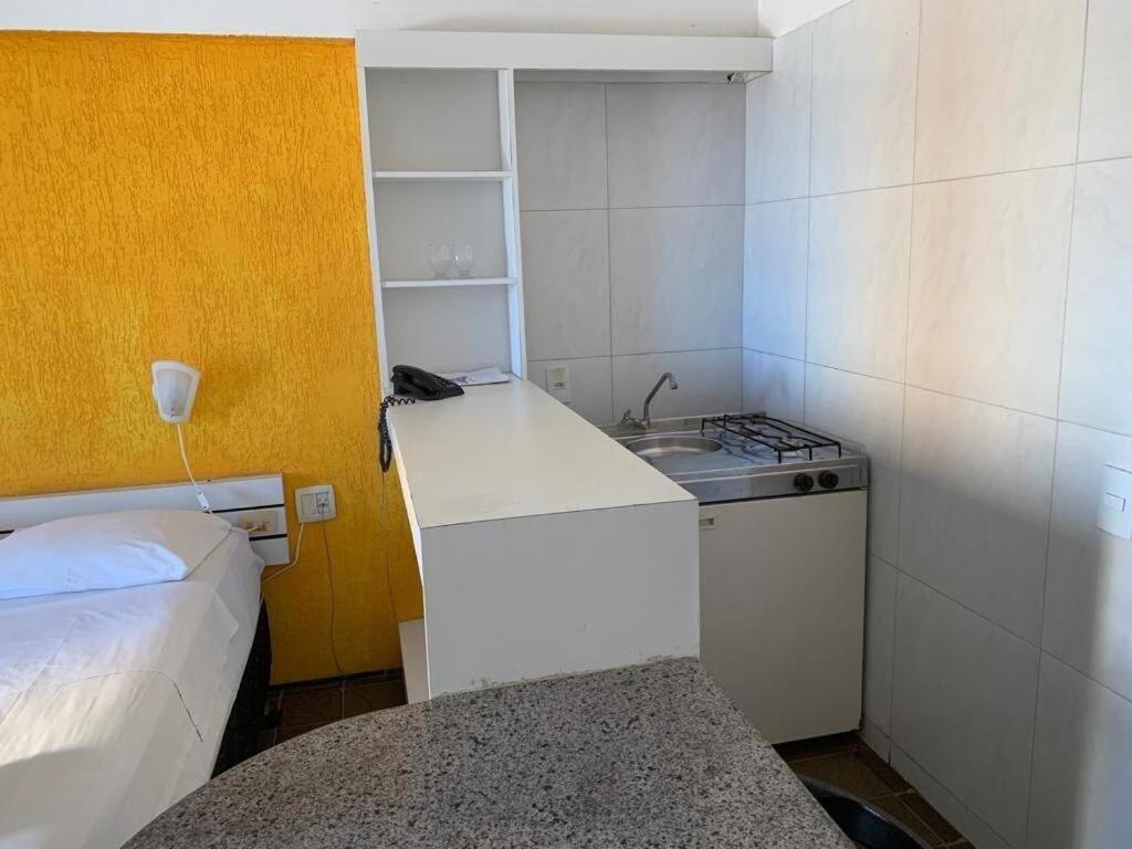 205 Flat Mobiliado Com Vista Lateral Mar Na Praia De Iracema Apartment ฟอร์ตาเลซา ภายนอก รูปภาพ