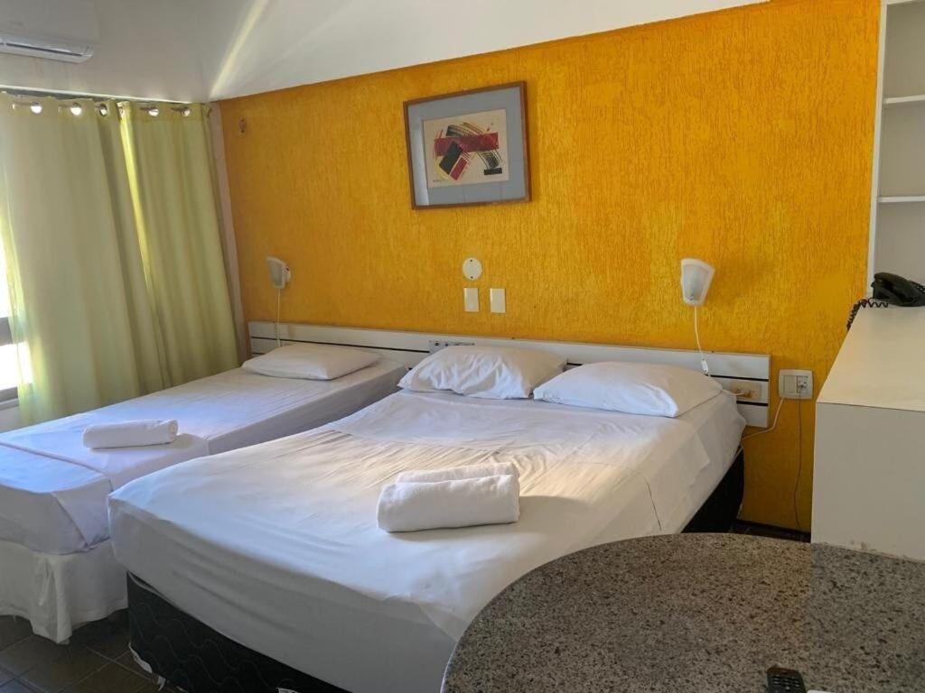 205 Flat Mobiliado Com Vista Lateral Mar Na Praia De Iracema Apartment ฟอร์ตาเลซา ภายนอก รูปภาพ